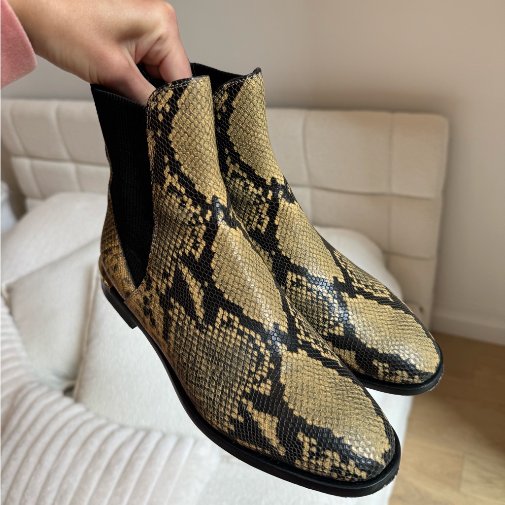 Jimmy Choo Beige Leather Boots